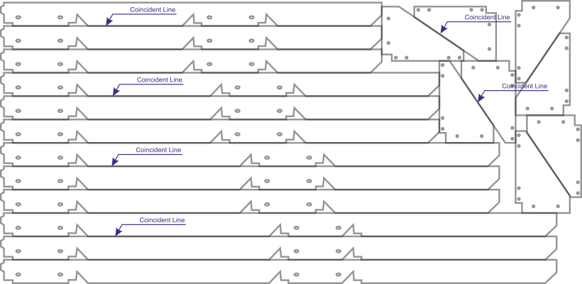 Removing duplicate lines (coincident lines)